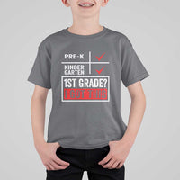 Boys and Girls First Day of First Grade T Shirt For Kid Back to School