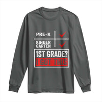 Boys and Girls First Day of First Grade Long Sleeve Shirt Back to School