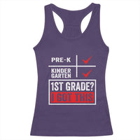 Boys and Girls First Day of First Grade Racerback Tank Top Back to School