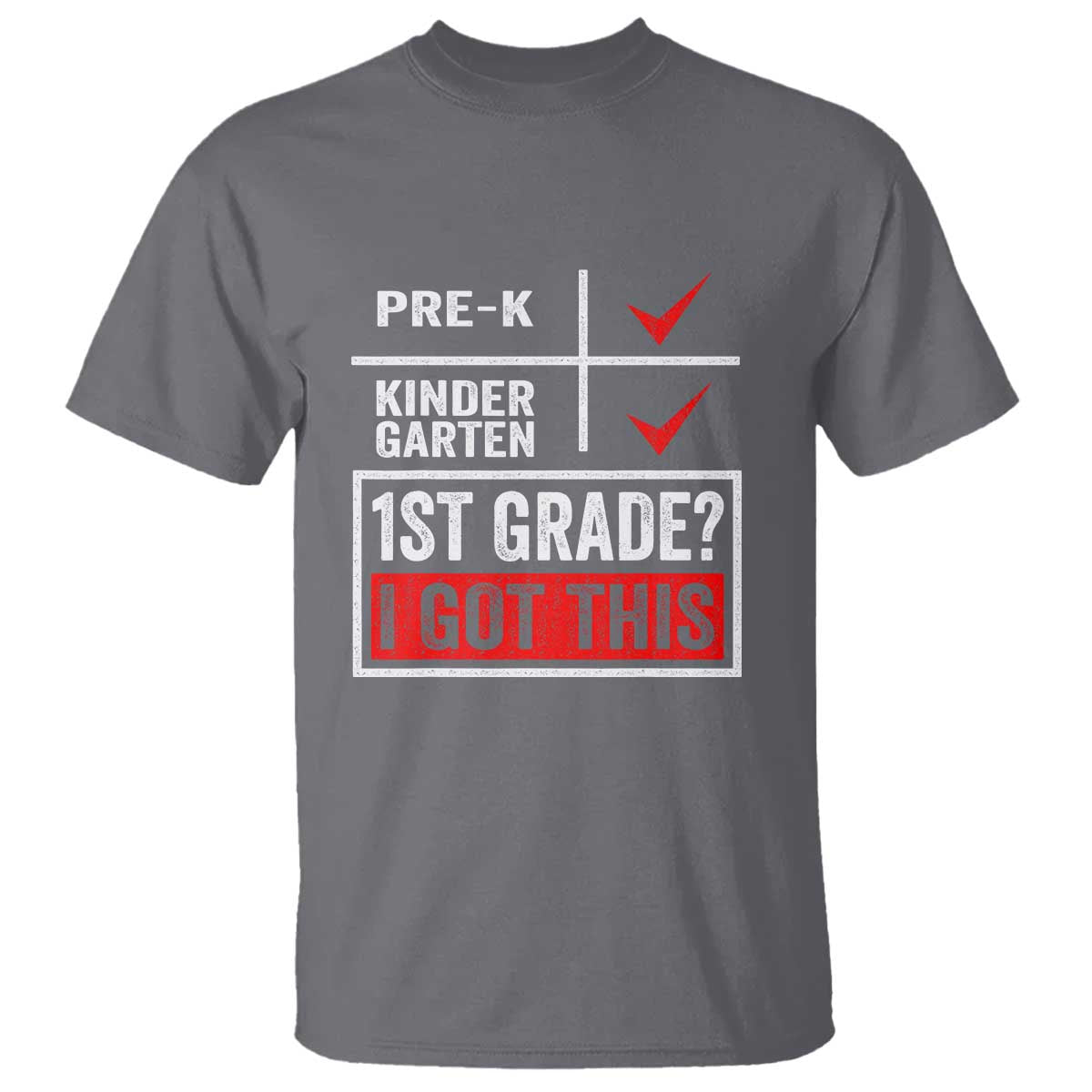Boys and Girls First Day of First Grade T Shirt Back to School - Wonder Print Shop
