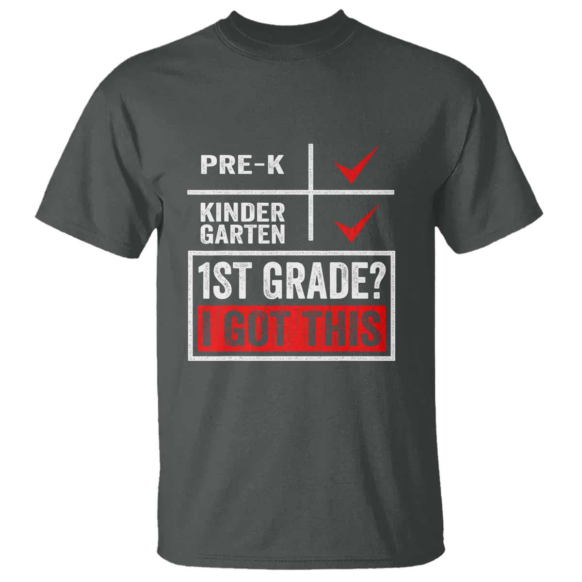 Boys and Girls First Day of First Grade T Shirt Back to School - Wonder Print Shop