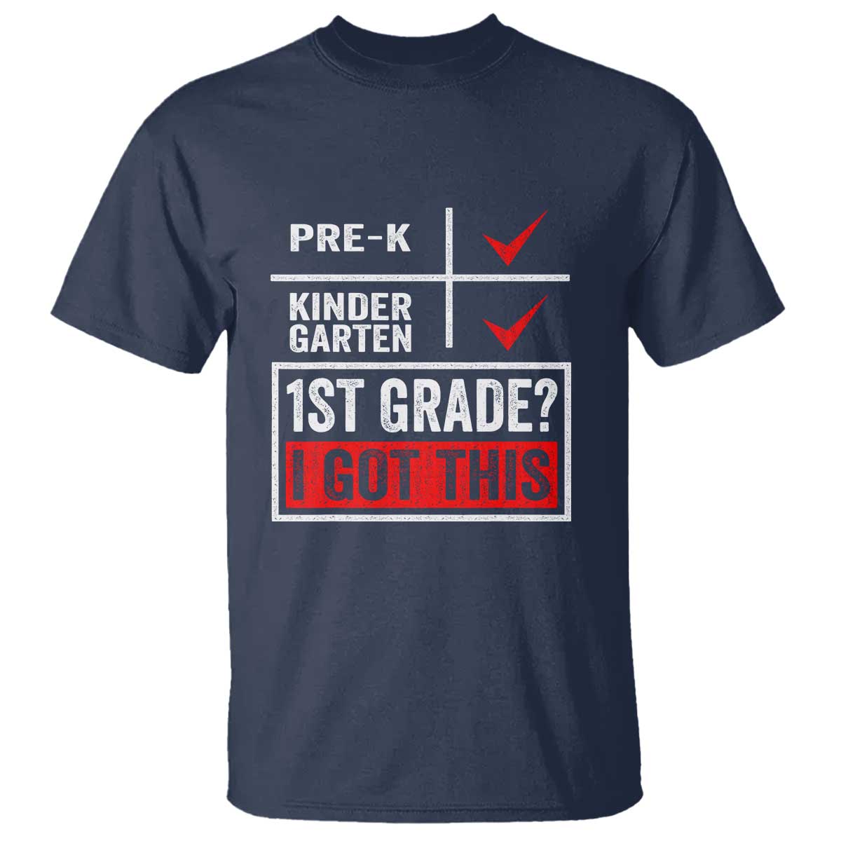Boys and Girls First Day of First Grade T Shirt Back to School - Wonder Print Shop