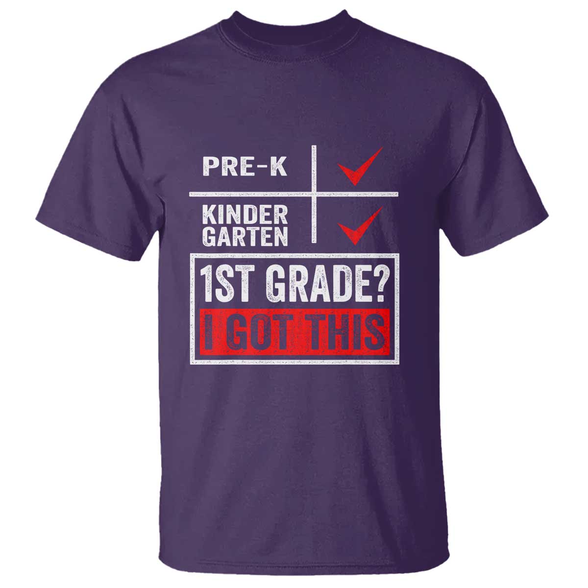 Boys and Girls First Day of First Grade T Shirt Back to School - Wonder Print Shop