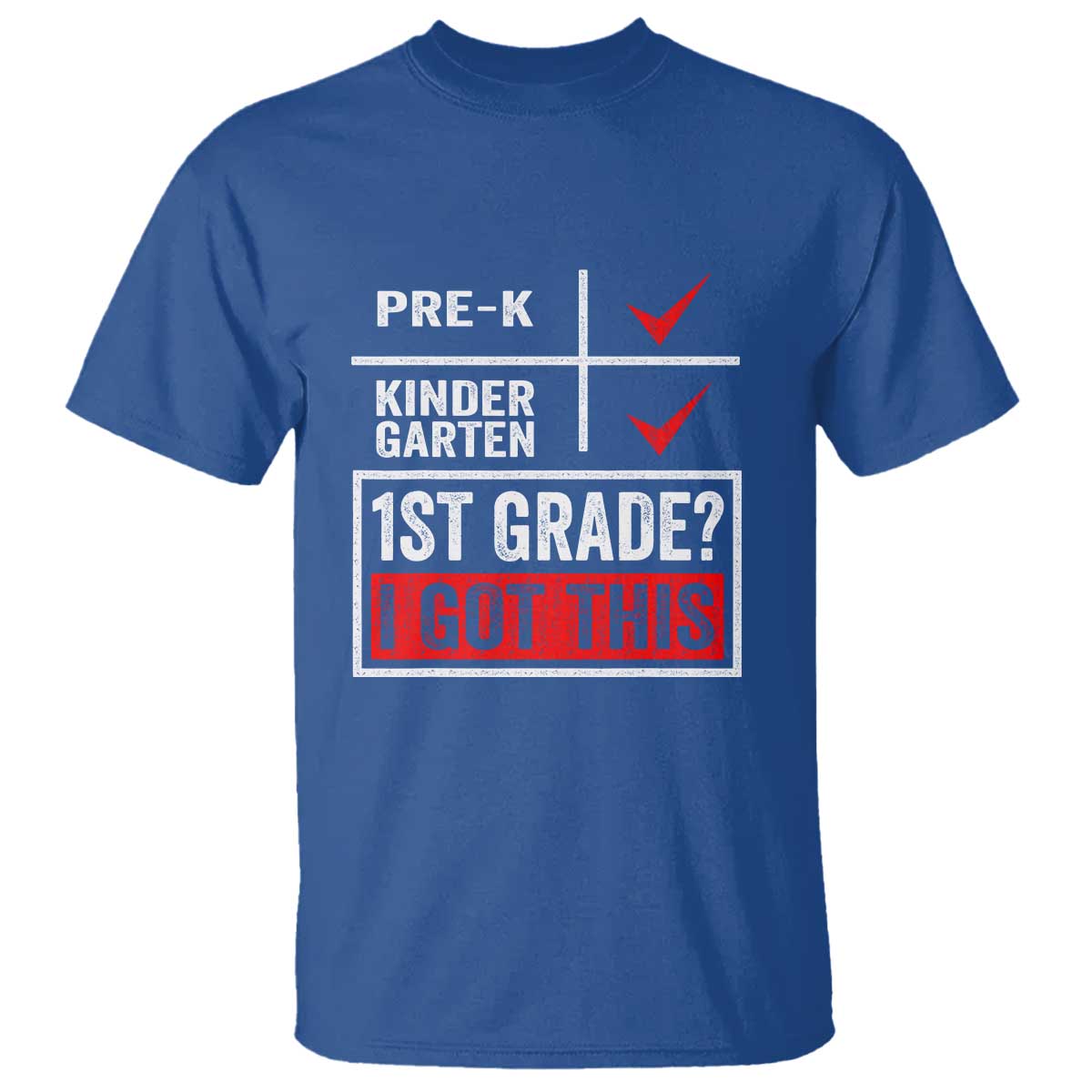 Boys and Girls First Day of First Grade T Shirt Back to School - Wonder Print Shop