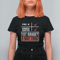 Boys and Girls First Day of First Grade T Shirt For Women Back to School