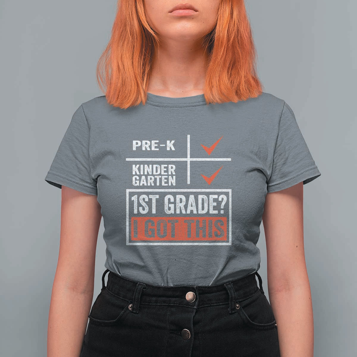 Boys and Girls First Day of First Grade T Shirt For Women Back to School
