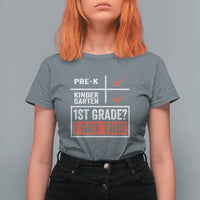 Boys and Girls First Day of First Grade T Shirt For Women Back to School