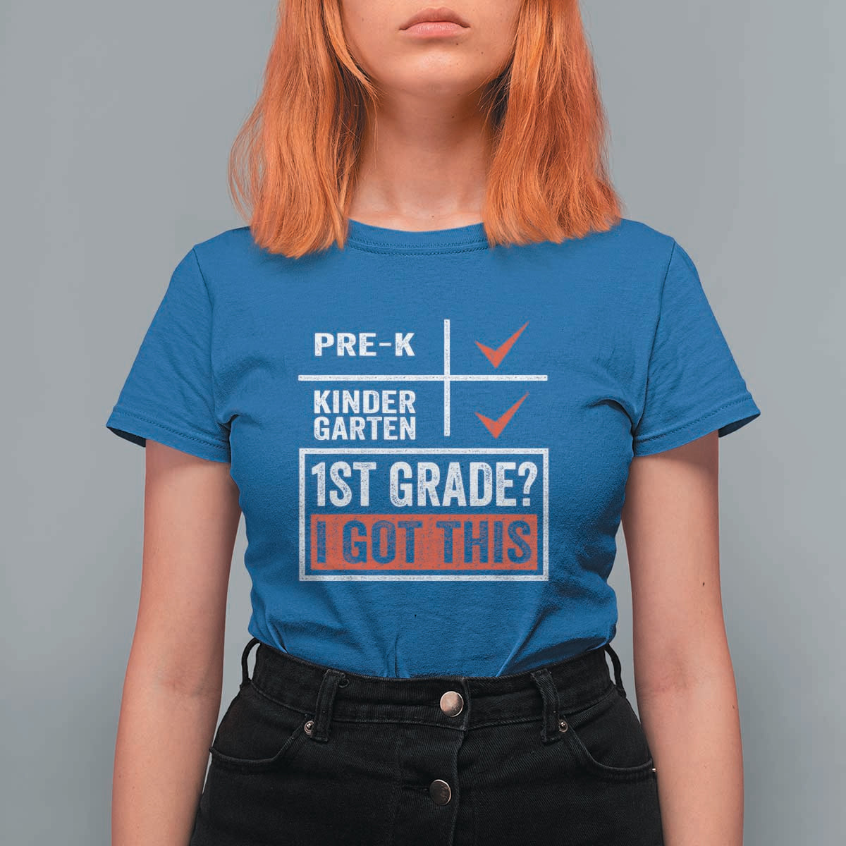 Boys and Girls First Day of First Grade T Shirt For Women Back to School