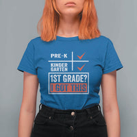 Boys and Girls First Day of First Grade T Shirt For Women Back to School