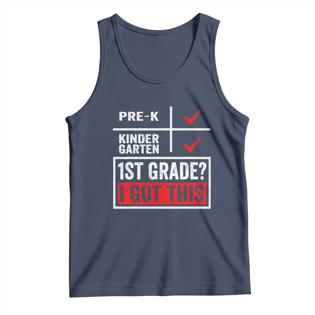 Boys and Girls First Day of First Grade Tank Top Back to School