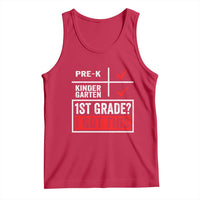 Boys and Girls First Day of First Grade Tank Top Back to School