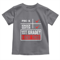 Boys and Girls First Day of First Grade Toddler T Shirt Back to School