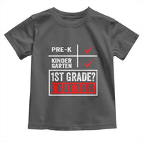 Boys and Girls First Day of First Grade Toddler T Shirt Back to School