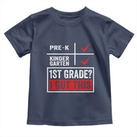 Boys and Girls First Day of First Grade Toddler T Shirt Back to School