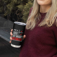 Boys and Girls First Day of First Grade Tumbler Cup Back to School