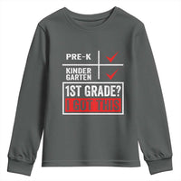 Boys and Girls First Day of First Grade Youth Sweatshirt Back to School