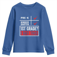 Boys and Girls First Day of First Grade Youth Sweatshirt Back to School