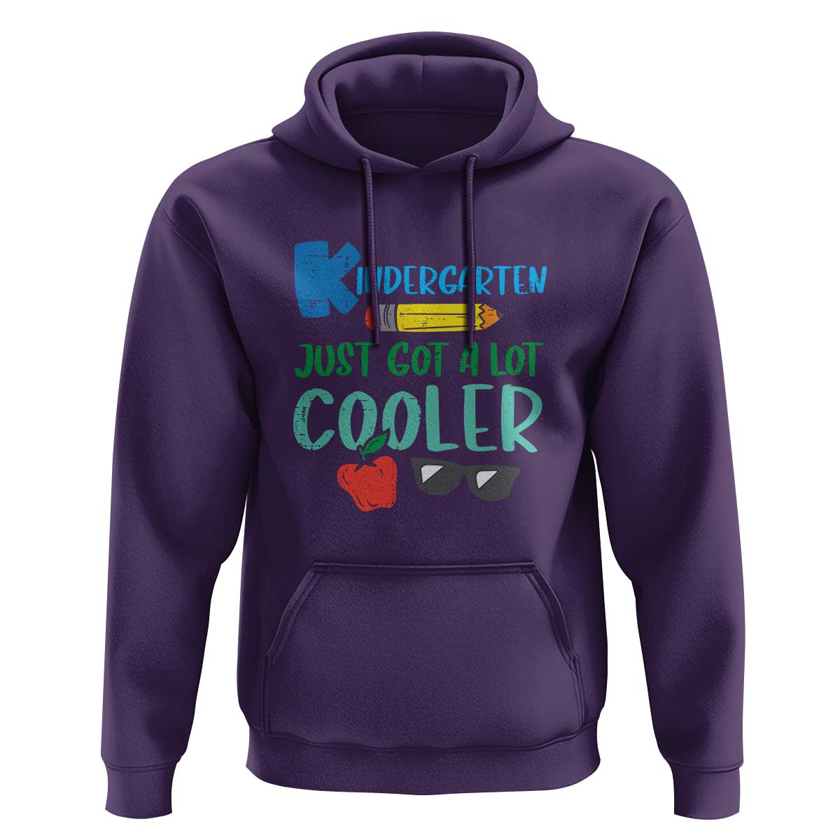 Funny First Day of School Hoodie Kids Kindergarten Just Got Cooler - Wonder Print Shop