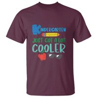 Funny First Day of School T Shirt Kids Kindergarten Just Got Cooler - Wonder Print Shop