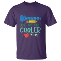 Funny First Day of School T Shirt Kids Kindergarten Just Got Cooler - Wonder Print Shop