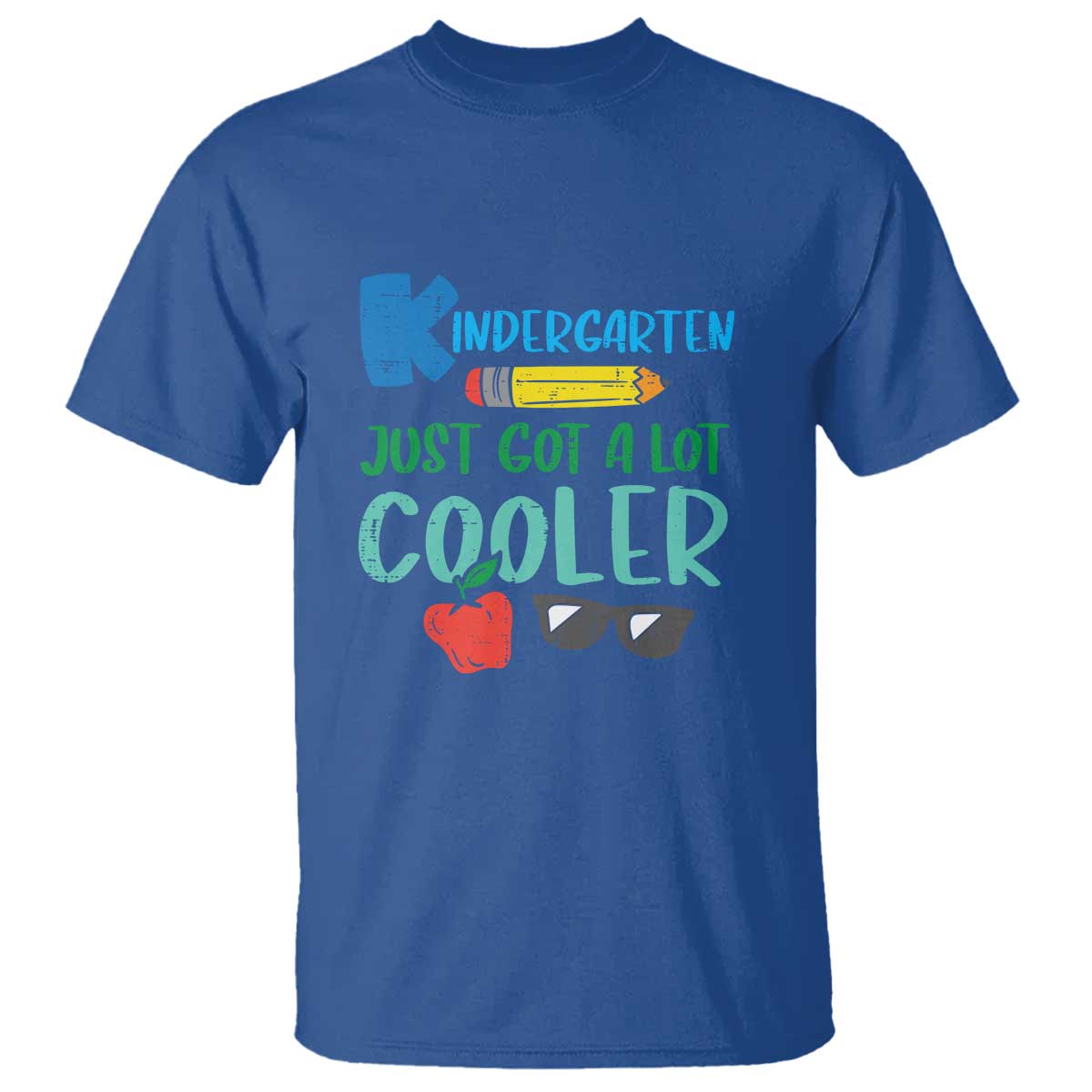 Funny First Day of School T Shirt Kids Kindergarten Just Got Cooler - Wonder Print Shop