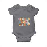 Groovy Retro Second Grade Vibes Baby Onesie Back to School 2nd Grade Team