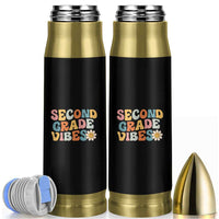 Groovy Retro Second Grade Vibes Bullet Tumbler Back to School 2nd Grade Team