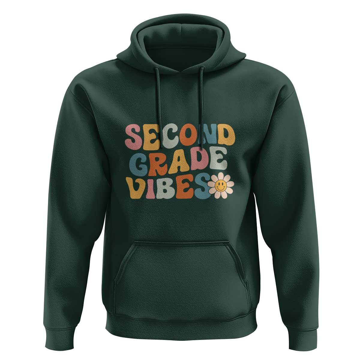 Retro Second Grade Vibes Hoodie 2nd Grade Team, 1st Day of School - Wonder Print Shop