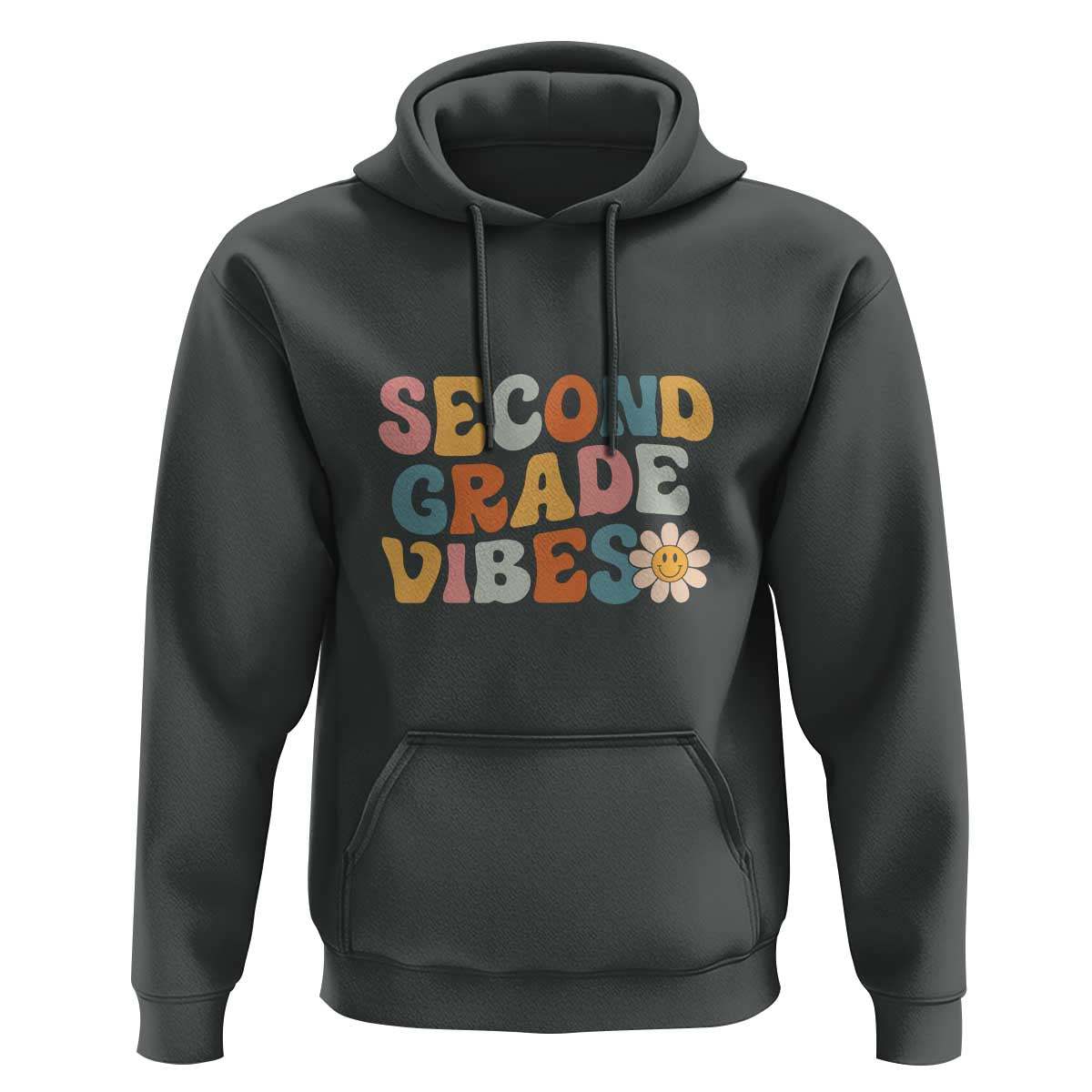 Retro Second Grade Vibes Hoodie 2nd Grade Team, 1st Day of School - Wonder Print Shop