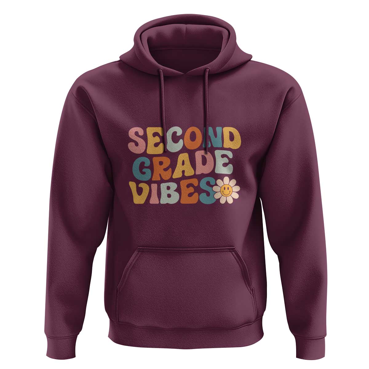 Retro Second Grade Vibes Hoodie 2nd Grade Team, 1st Day of School - Wonder Print Shop