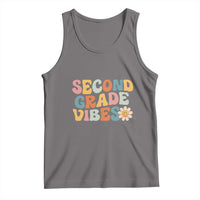 Groovy Retro Second Grade Vibes Tank Top Back to School 2nd Grade Team