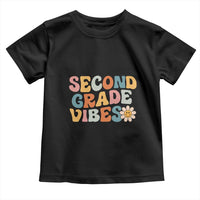 Groovy Retro Second Grade Vibes Toddler T Shirt Back to School 2nd Grade Team