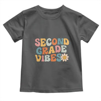 Groovy Retro Second Grade Vibes Toddler T Shirt Back to School 2nd Grade Team