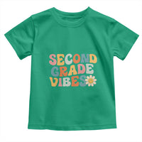 Groovy Retro Second Grade Vibes Toddler T Shirt Back to School 2nd Grade Team