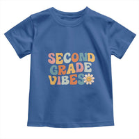 Groovy Retro Second Grade Vibes Toddler T Shirt Back to School 2nd Grade Team