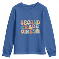 Groovy Retro Second Grade Vibes Youth Sweatshirt Back to School 2nd Grade Team