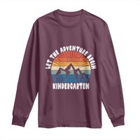 Kindergarten First Day of School Long Sleeve Shirt Let the Adventure Begin Cute Back to School Gift