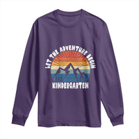 Kindergarten First Day of School Long Sleeve Shirt Let the Adventure Begin Cute Back to School Gift