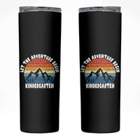 Kindergarten First Day of School Skinny Tumbler Let the Adventure Begin Cute Back to School Gift