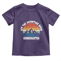 Kindergarten First Day of School Toddler T Shirt Let the Adventure Begin Cute Back to School Gift