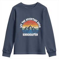 Kindergarten First Day of School Youth Sweatshirt Let the Adventure Begin Cute Back to School Gift