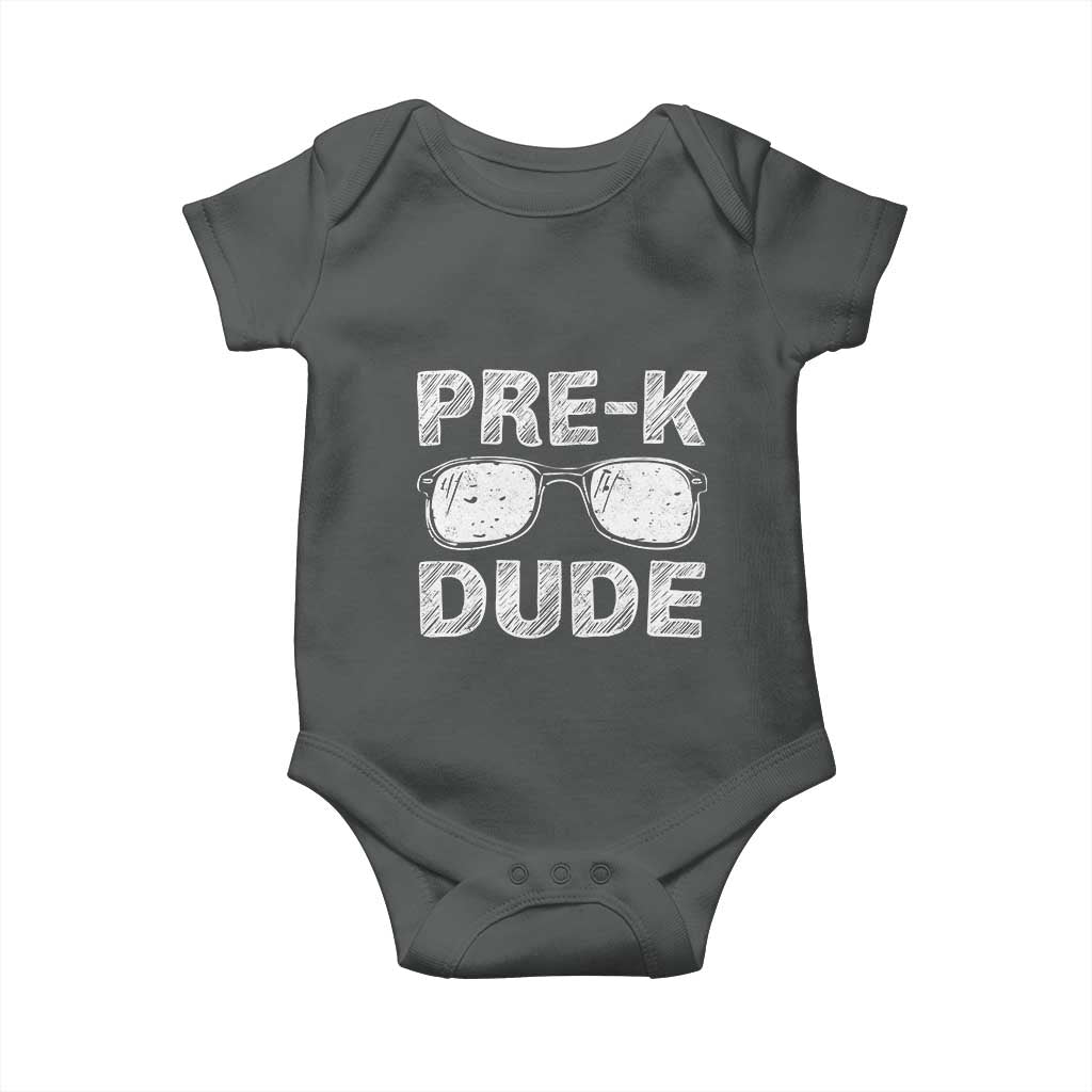 Pre-K Dude Cool First Day of Preschool Baby Onesie Back to School Boys Gift