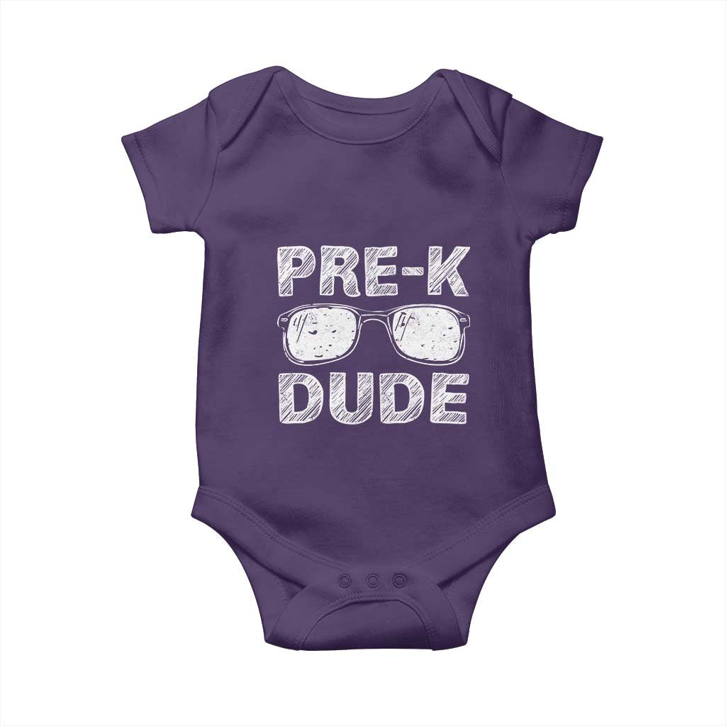 Pre-K Dude Cool First Day of Preschool Baby Onesie Back to School Boys Gift
