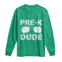 Pre-K Dude Cool First Day of Preschool Long Sleeve Shirt Back to School Boys Gift
