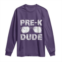 Pre-K Dude Cool First Day of Preschool Long Sleeve Shirt Back to School Boys Gift