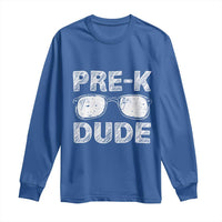 Pre-K Dude Cool First Day of Preschool Long Sleeve Shirt Back to School Boys Gift