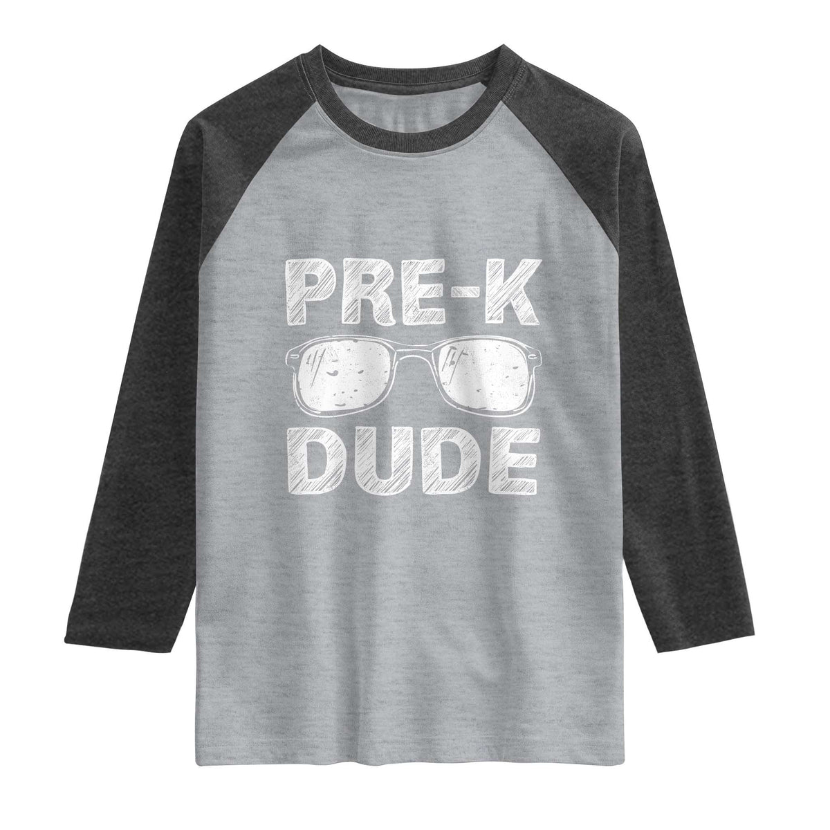 Pre-K Dude Cool First Day of Preschool Raglan Shirt Back to School Boys Gift