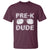 First Day of Preschool T Shirt Pre-K Dude, Back to School Gift - Wonder Print Shop