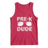Pre-K Dude Cool First Day of Preschool Tank Top Back to School Boys Gift