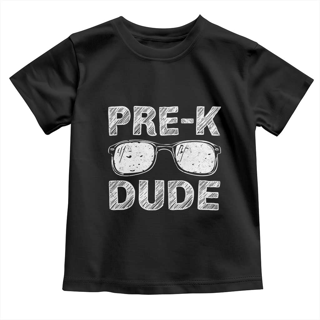 Pre-K Dude Cool First Day of Preschool Toddler T Shirt Back to School Boys Gift